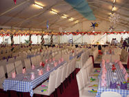 High End Pagoda Party Tent With Inside Lining Decorations As Banquet Hall